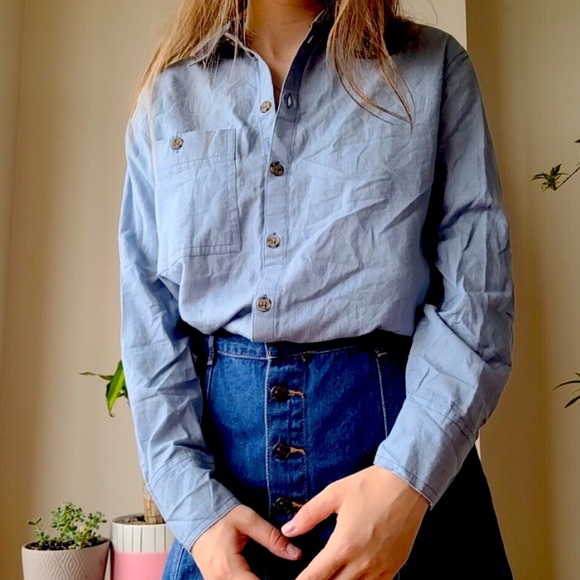 Topshop Tops - Topshop Cotton Shirt